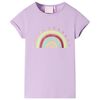 T-shirt f&ouml;r barn ljus lila 140