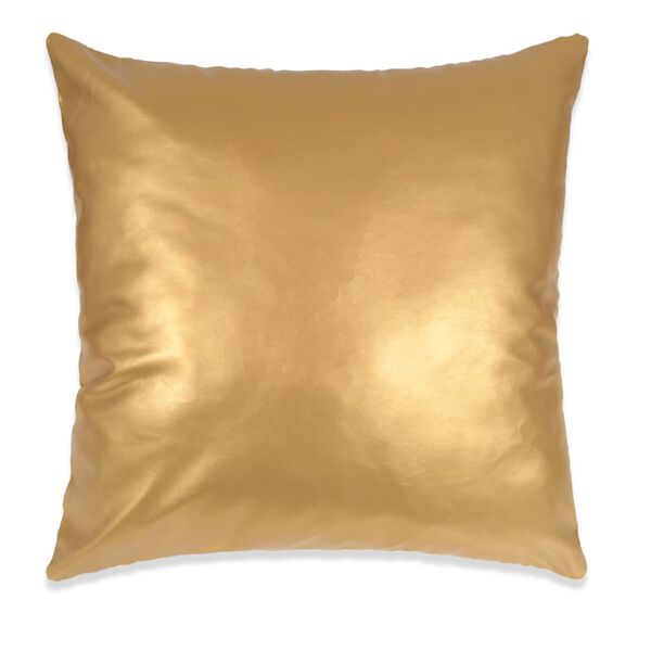 vidaXL Kudde 2 st PU 60x60 cm guld