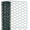 Nature St&aring;ltr&aring;dsn&auml;t hexagonalt 1x5 m 13 mm plastbelagd st&aring;l gr&ouml;n