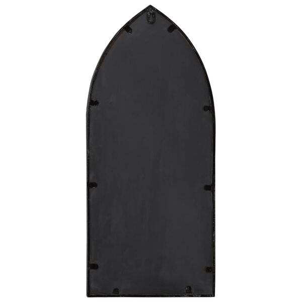 vidaXL Spegel svart 70x30 cm järn för inomhusbruk