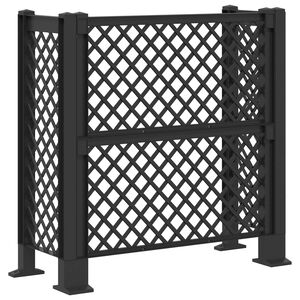 vidaXL Soptunna Spalj&eacute; Antracit 123 x 47 x 114 cm PP