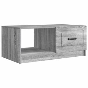 vidaXL Kaffeebord Gr&aring; sonoma-ek 90 x 50 x 37 cm Konstruerat tr&auml;