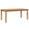 vidaXL Kaffeebord Brun 110 x 55 x 45 cm Massivt teaktr&auml;