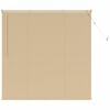 vidaXL Persienn Ljusbrun med M&ouml;nster 150 x 160 cm 25 mm PVC