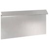 vidaXL Snigelfence 16 st 50 x 3,5 x 25 cm Rostfritt st&aring;l Silver