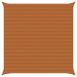vidaXL Solskugge segel Orange och Brunt 7 x 7 m 100% polyester oxford