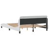 vidaXL Bed Frame "Dover" White 160x200 cm Faux Leather