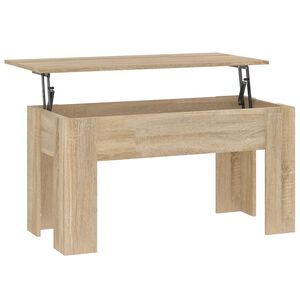 vidaXL Soffbord sonoma-ek 101x49x52 cm konstruerat tr&auml;