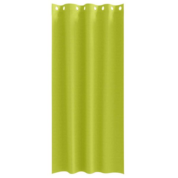 vidaXL Mörkläggningsgardiner med Ringar 2 pcs Grön 245 x 140 cm