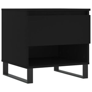 vidaXL Soffbord svart 50x46x50 cm konstruerat tr&auml;