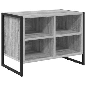 vidaXL Skosk&aring;p 60 x 35 x 44 cm Konstruerat tr&auml; Gr&aring; Sonoma