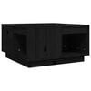 vidaXL Soffbord svart 60x61x32,5 cm massiv furu