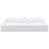 vidaXL Handfat 80x46x11 cm mineralgjuten vit