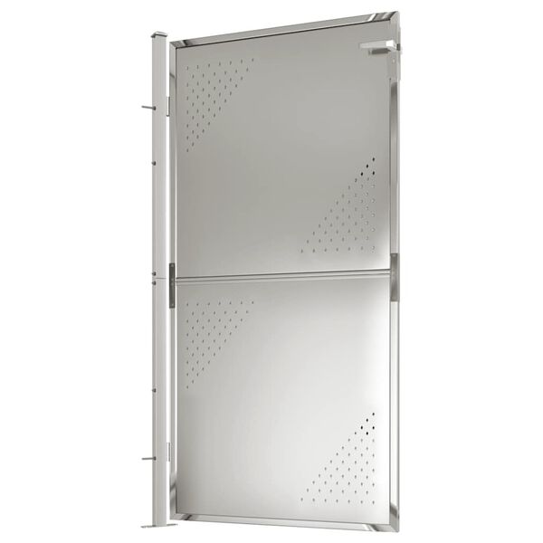 vidaXL Tr&auml;dg&aring;rdsgrind 100x175 cm rostfritt st&aring;l