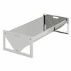 vidaXL Fodertrog f&ouml;r boskap Silver 108 x 50 x 28 cm Galvaniserat St&aring;l