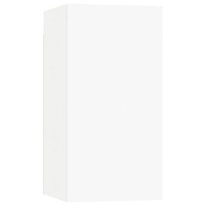 vidaXL Tv-b&auml;nk vit 30,5x30x60 cm konstruerat tr&auml;