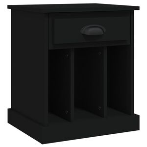 vidaXL S&auml;ngbord svart 43x36x50 cm