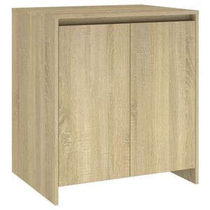 vidaXL Sk&auml;nk sonoma-ek 70x41x75 cm konstruerat tr&auml;