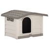 vidaXL Hundkoja beige och brun 89x75x62 cm