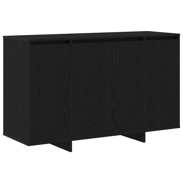 vidaXL Sideboard Svart ek 120 x 41 x 75 cm Konstruerat tr&auml;