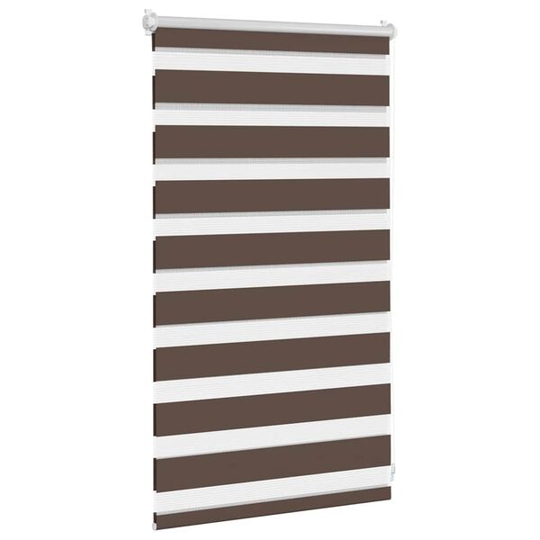 vidaXL Zebragardin 50,9x100 cm Tygbredd 46,7 cm kaffe