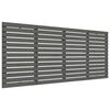 vidaXL V&auml;ggmonterad huvudgavel gr&aring; 156x3x91,5 cm massiv furu