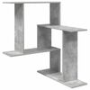 vidaXL V&auml;gg hylla Betonggr&aring; 67 x 67 x 87 cm Konstruerat tr&auml;