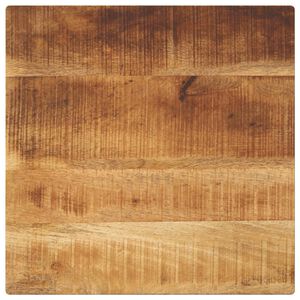 vidaXL Bordsskiva 60x60x1,5 cm fyrkantig massivt grovt mangotr&auml;