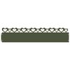 vidaXL Gr&auml;skanter 30 st 103 x 0,05 x 22 cm St&aring;l Olivgr&ouml;n