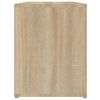 vidaXL Skohylla sonoma-ek 100x35x45 cm konstruerat trä
