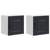 vidaXL Diskmaskin panel Kalmar 2 pcs Svart Konstruerat tr&auml;