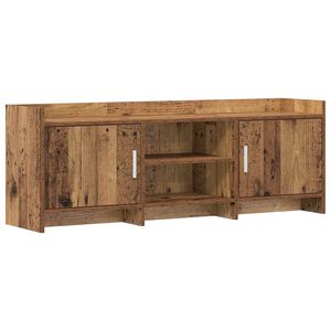 vidaXL TV-sk&aring;p 130 x 33 x 47 cm Gammalt tr&auml; Konstruerat tr&auml;