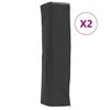 vidaXL &Ouml;verdrag till terrassv&auml;rmare 2 st 58x58x228 cm 420D oxford