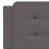 vidaXL Headboard Cushion "Zadar" Grey 160 cm Faux Leather