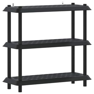 vidaXL Hyllsystem 3 niv&aring;er 100 x 40 x 96 cm PP Antracit