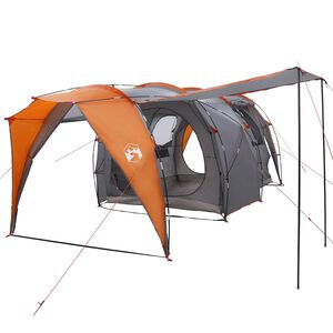 vidaXL Tunnelt&auml;lt Gr&aring; och orange 562 x 265 x 216 cm