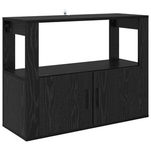 vidaXL Sideboard Svart ek 80 x 30 x 60 cm Konstruerat tr&auml;