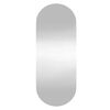 vidaXL V&auml;ggspegel 20x50 cm glas oval
