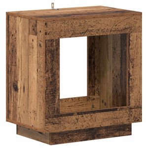 vidaXL Sidobord Gammalt tr&auml; 60 x 40 x 65 cm Konstruerat tr&auml;