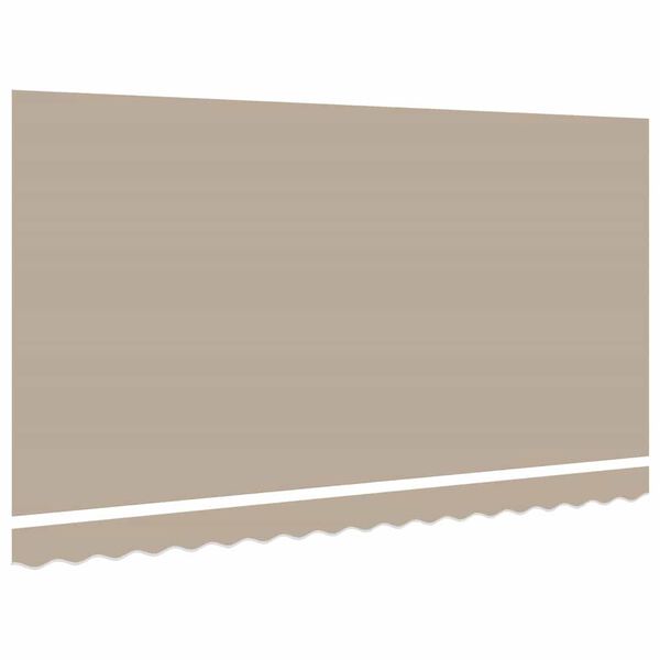 vidaXL Markisv&auml;v Beige 380 x 195 cm Polyester
