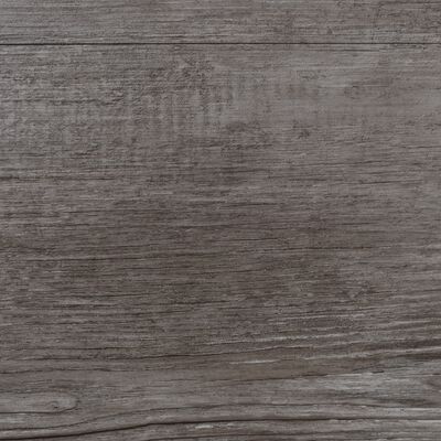 vidaXL PVC-golvbrädor 5,02 m² självhäftande 2 mm mattbrunt trä