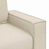 vidaXL Soffa 2 pcs Beige 220 x 80 x 84 cm Linnenblandad tyg