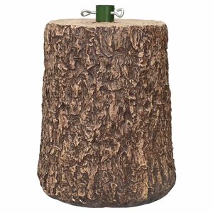 vidaXL Julgransfot formad som en tr&auml;dstam &Oslash; 31,5 x 40 cm Magnesiumoxid