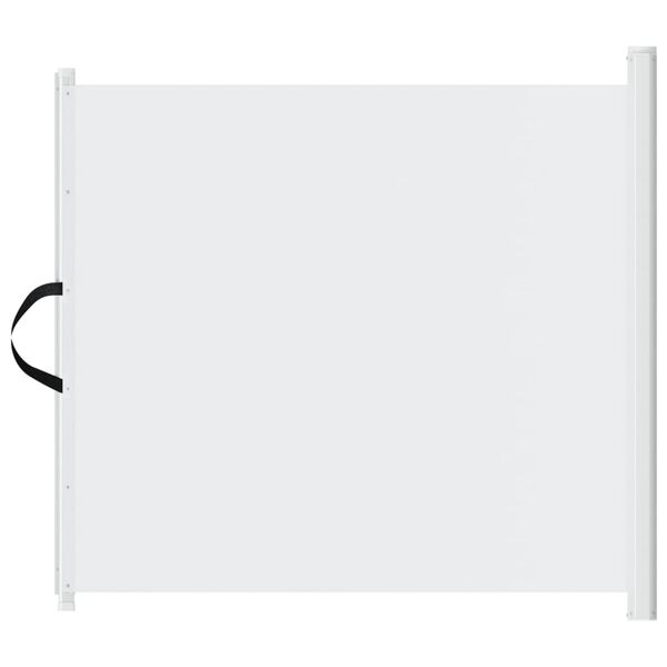 vidaXL Inf&auml;llbar husdjursgrind vit 82,5x125 cm