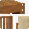 vidaXL Utomhussoffset med kudde 8 pcs Naturlig och Beige