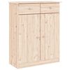 vidaXL Skosk&aring;p ALTA 77x35x96 cm massiv furu
