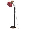 vidaXL Golvlampa 25 W n&ouml;tt r&ouml;d 30x30x100-150 cm E27