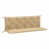 vidaXL B&auml;nkdyna 2 st melerad beige 150x50x7 cm tyg