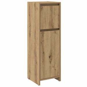 vidaXL Badrumssk&aring;p artisan ek 30x30x95 cm konstruerat tr&auml;