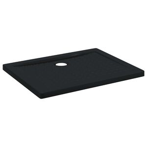 vidaXL Duschbas Tray med Prickar 90 x 70 x 4 cm ABS Svart